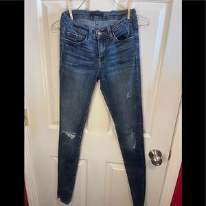 Flying Monkey mid rise destroyed Skinny jeans sz 25